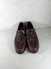 Samuel Windsor - Oxblood Leather Tassel Loafers - Formal Shoes - Size UK 7