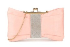 Women's Clutch Bag Satin Bow