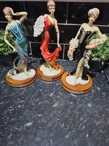 Art deco lady figurines - deco, by
