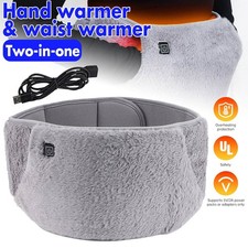 USB Electric Heating Pad Waist Back Support Relief Pain Hand Warmer Therapy Belt