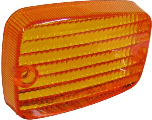 Indicator lens front amber - front, l/h
