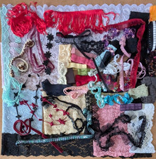 JOB LOT 50 x 1/2 m Vintage Lace  Trim Slow Stitch Harumika  AU2 - As SHOWN