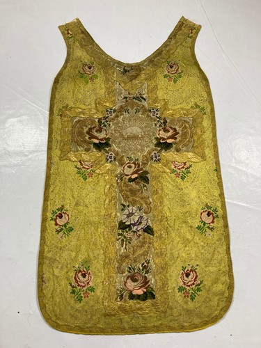 Antique 19th century brocade - century,