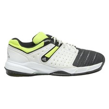 ADIDAS Court Stabil Mens Low Top Trainers White Black & Yellow Synthetic UK 7.5