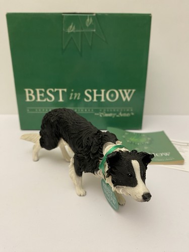 Border collie dog - dog, statue