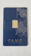 1g PAMP Suisse Gold Bar – Fortuna Design – 999.9 Fine Gold – Sealed with Verisca