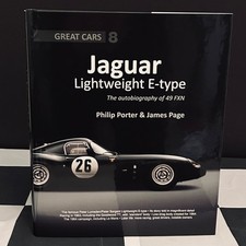 JAGUAR LIGHTWEIGHT E-TYPE THE AUTOBIOGRAPHY OF 49 FXN GREAT CARS 8 BOOK PORTER