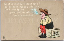 Artistic Vintage Postcard Boy