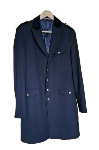 Zara man navy military - navy, style