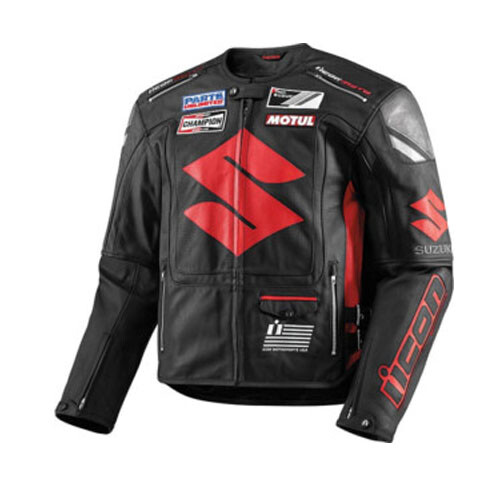 Suzuki men motorbike leather - suzuki,