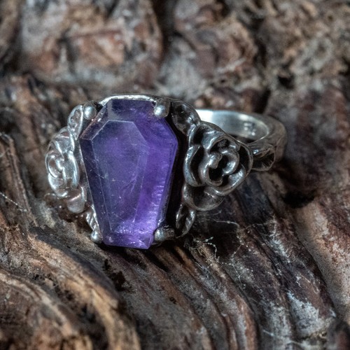 Amethyst coffin rose - &,