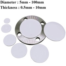 Ptfe plastic solid discs flat - ptfe,