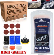Headlight Restoration Kit and Lens Sealer Restore Plastic Headlamps Repair set