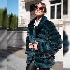 Womens Chinchilla Print Coats