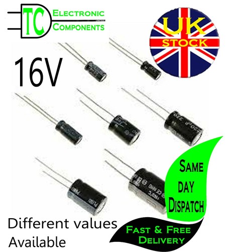16v electrolytic radial - 16v,