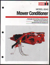 CASE IH "Model 8340" Grass Mower Conditioner Brochure Leaflet