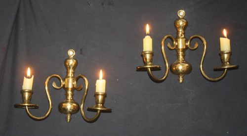 Vintage pair wall lights 2 - wall,
