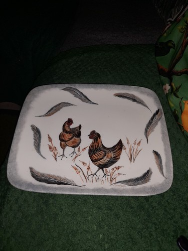 Rectangular hand painted - hand,