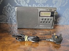 Vintage Sony ICF-M760L 3 Band Radio FM MW LW RDS PLL Synthesized Tuner 28 Preset