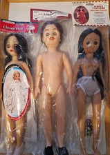 Fibre craft Dolls ×3.  Indian