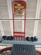 Lawn Aerator Shoes Aeration Shoes with Adjustable Strap for Yard Patio Garden