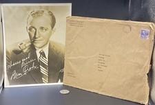 Bing Crosby pre printed signed
