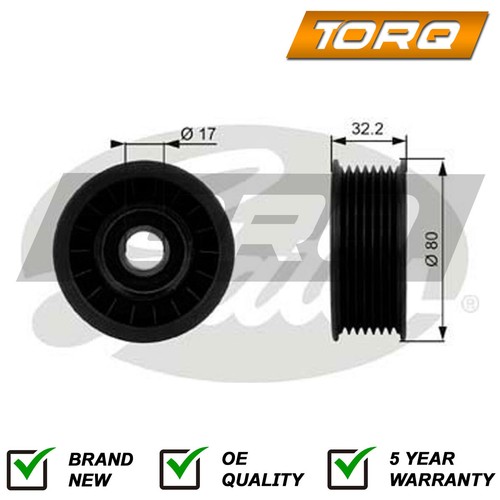 Deflection guide pulley torq - pulley,