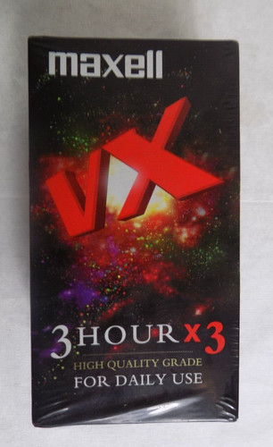 Maxell pack unopened vhs - maxell, of