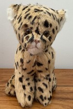 Vintage Real Soft Toys Watford Orange Eyed Bengal Kitten Surface Washable