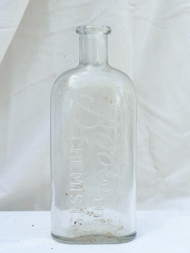 Vintage clear glass - clear, boots