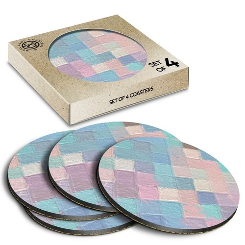 Boxed round coasters - 4, x