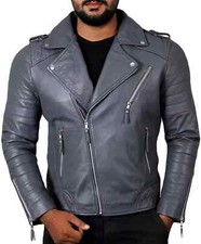 Mens Genuine Lambskin Leather