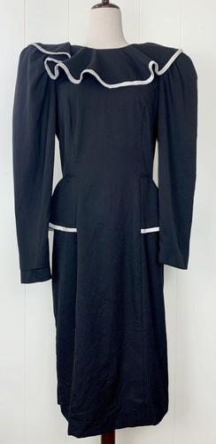 Leslie lucks vtg 80s black - 80s,