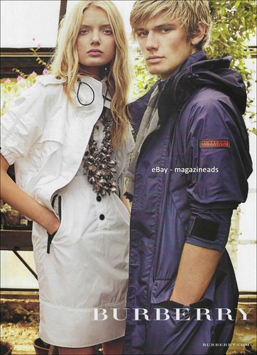 Burberry page print ad - print,