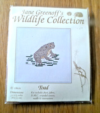 Toad cross stitch kit jane - toad,