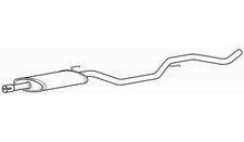 Centre Exhaust Middle Silencer