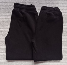 Childrens Unisex Black Jogging Bottoms x2 pairs - Age 6-8 years