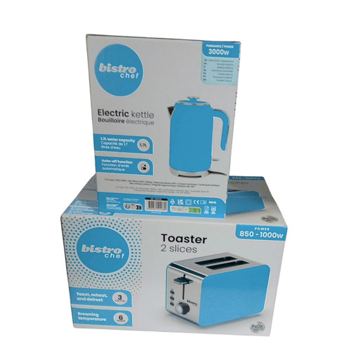 Toaster and kettle set bistro - and,