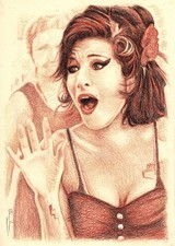 Original A3 Drawing of Amy