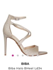 BNIB BiBA HALO HEELS CHAMPAGNE