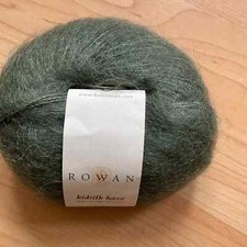 1x 25g Rowan Kidsilk Haze 00611 Drab - green lace wool yarn mohair silk knitting