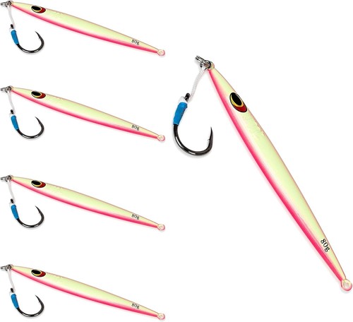 Pack 80g sand eel streaker - 5,