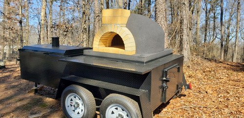 Mobile pizza oven bbq sink - bbq,