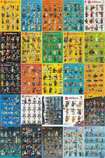 Lego Minifigure Leaflets /