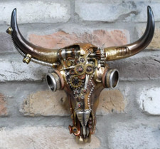 Steampunk Gothic Skull Head