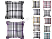 Tartan Check Cushion Covers