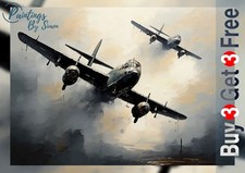 Wwii bomber 5x7 print - wwii, matte