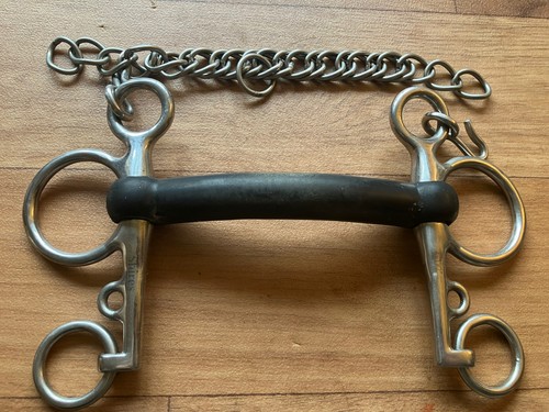 Shires rubber mullen mouth - rubber,