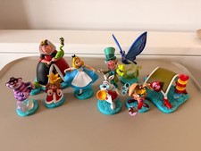 Disney Store Alice In Wonderland 70th Anniversary Deluxe Figure Set 