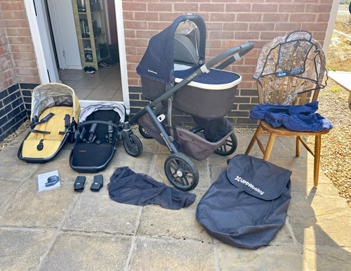 Uppababy vista pram bundle - vista, w/